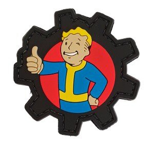 Нашивка PVC/ПВХ с велкро Vault Boy